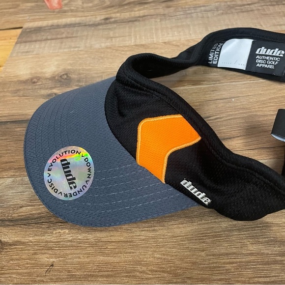 Dude disc golf Cap Boomer Visor new one size - Picture 2 of 7